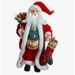 Buy ❤️ Boxlunch Kurt Adler Kringle Klaus Fancy Santa With Stocking Figure ❤️