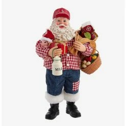 Outlet ???? Boxlunch Kurt Adler Fabriche Farmer Santa Figure ????