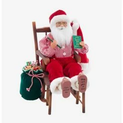 Hot Sale ✔️ Boxlunch Kurt Adler Kringle Klaus Sitting In Chair ????