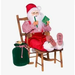 Hot Sale ✔️ Boxlunch Kurt Adler Kringle Klaus Sitting In Chair ???? -BoxLunch shop unnamed file 1057