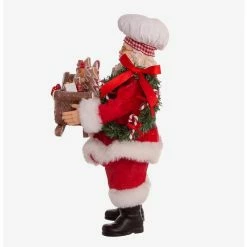Promo ???? Boxlunch Kurt Adler Fabriche Chef Santa With Gingerbread Sleigh Figure ???? -BoxLunch shop unnamed file 1078
