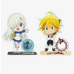 Wholesale ⌛ Boxlunch The Seven Deadly Sins Acrylic Figure Set ❤️