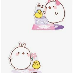 Buy ???? Boxlunch Molang Flower And Music Acryl Figure Bundle ????