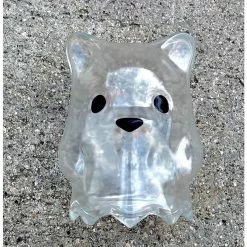 Cheapest ???? Boxlunch Jumbo Ghost Bear Head Clear Vinyl Figure ⌛