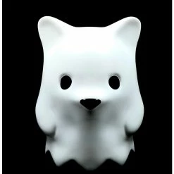 Best reviews of 🎁 Boxlunch Jumbo Ghost Bear Head White Vinyl Figure 💯