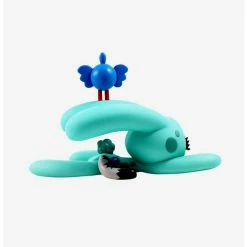 Alternative view of Budget ???? Boxlunch 3D Retro Bunny Kitty Blue Teal Vinyl Figure ????
