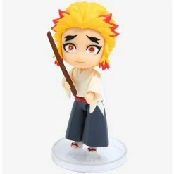 Cheapest ❤️ Boxlunch Bandai Spirits Demon Slayer: Kimetsu No Yaiba Figuarts Mini Senjuro Rengoku Figure ????