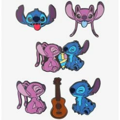 Best deal 🧨 Boxlunch Loungefly Disney Lilo & Stitch: The Series Stitch & Angel Blind Box Enamel Pin 🌟