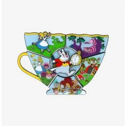 Deals ???? Boxlunch Loungefly Alice In Wonderland Teacup Puzzle Blind Box Enamel Pin ✔️