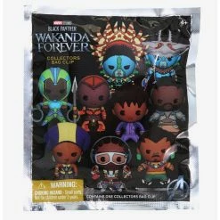 Brand new 😉 Boxlunch Marvel Black Panther: Wakanda Forever Blind Bag Figural Bag Clip 🌟 -BoxLunch shop unnamed file 1417