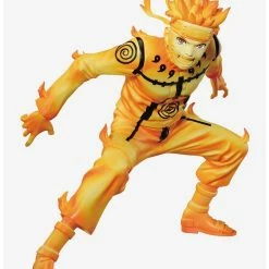 Budget ???? Boxlunch Banpresto Naruto Shippuden Vibration Stars Naruto Uzumaki Nine-Tails Chakra Mode Figure ❤️