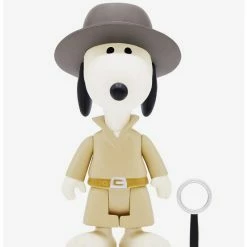 Brand new ???? Boxlunch Super7 ReAction Peanuts Agent Snoopy Figure ????