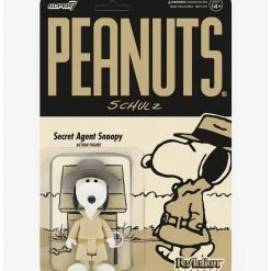 Alternative view of Brand new ???? Boxlunch Super7 ReAction Peanuts Agent Snoopy Figure ????