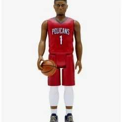 Top 10 ⌛ Boxlunch Super7 ReAction NBA Supersports Zion Williamson (New Orleans Pelicans) Figure ????