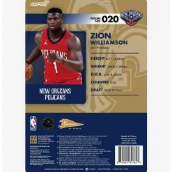 Top 10 ⌛ Boxlunch Super7 ReAction NBA Supersports Zion Williamson (New Orleans Pelicans) Figure ???? -BoxLunch shop unnamed file 268