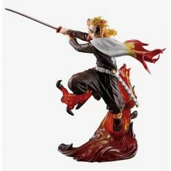 Cheap ???? Boxlunch Bandai Spirits Demon Slayer: Kimetsu No Yaiba Ichibansho Kyojuro Rengoku (Shake The Sword Burn Your Heart Ver.) Figure ????