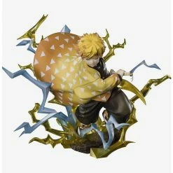 Cheap ✨ Boxlunch Bandai Spirits Demon Slayer: Kimetsu No Yaiba FiguartsZERO Zenitsu Agatsuma (Thunder Flash Ver.) Figure ????