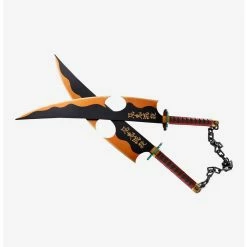 Alternative view of Cheap ???? Boxlunch Bandai Spirits Demon Slayer: Kimetsu No Yaiba Proplica Tengen Uzai's Nichirin Blades ????