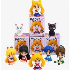 Hot Sale ✨ Boxlunch Bandai Shokugan Pretty Guardian Sailor Moon Relaxing Mascot Blind Box Figure ⭐