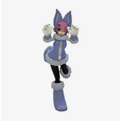 Discount ???? Boxlunch Re:Zero - Starting Life In Another World SSS Ram (The Wolf And The Seven Kids Pastel Color Ver.) Figure ????