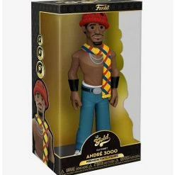 Alternative view of Cheapest ???? Boxlunch Funko Gold Outkast André 3000 12 Inch Vinyl Figure ????