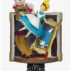 Hot Sale ???? Boxlunch Beast Kingdom Disney Alice In Wonderland Storybook D-Stage DS-077 Alice Figure ????