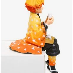 Alternative view of Brand new ⌛ Boxlunch Sega Demon Slayer: Kimetsu No Yaiba Premium Perching Zenitsu Agatsuma Figure ✨