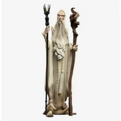 Hot Sale ???? Boxlunch Lord Of The Rings Saruman Mini Epics Figure: San Diego Comic-Con 2021 Exclusive ????