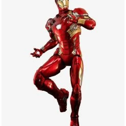 Hot Sale ???? Boxlunch Marvel Iron Man Mark XLVI Sixth Scale Figure By Hot Toys ✔️