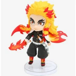 Deals ???? Boxlunch Bandai Spirits Demon Slayer: Kimetsu No Yaiba Figuarts Mini Kyojuro Rengoku (Flame Breathing Ver.) Figure ????