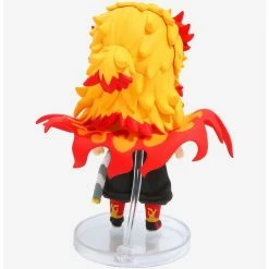 Deals ???? Boxlunch Bandai Spirits Demon Slayer: Kimetsu No Yaiba Figuarts Mini Kyojuro Rengoku (Flame Breathing Ver.) Figure ???? -BoxLunch shop unnamed file 78