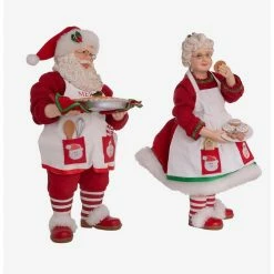 Alternative view of Hot Sale ❤️ Boxlunch Kurt Adler Fabriche Mr. And Mrs. Santa Figure ????