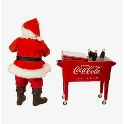 Discount ???? Boxlunch Kurt Adler Coke Santa With Table Cooler Figure ⭐ -BoxLunch shop unnamed file 815