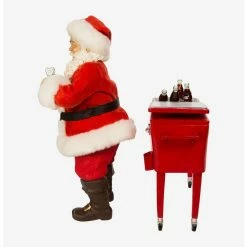 Discount ???? Boxlunch Kurt Adler Coke Santa With Table Cooler Figure ⭐ -BoxLunch shop unnamed file 816