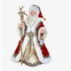 Outlet ???? Boxlunch Kurt Adler Fabriche Regal Red Santa Figure ????