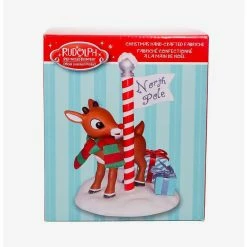 Alternative view of Flash Sale ???? Boxlunch Kurt Adler Rudolph The Red-Nosed Reindeer Fabriche North Pole Figure ⌛