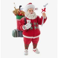 Buy ❤️ Boxlunch Kurt Adler Fabriche Golf Santa Figure ????