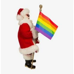 Alternative view of Outlet ✔️ Boxlunch Kurt Adler Fabriche Pride Santa Figure ????