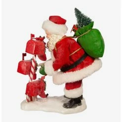 Brand new ???? Boxlunch Kurt Adler Fabriche Santa Checking Mail Figure ⭐ -BoxLunch shop unnamed file 863