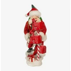 Brand new ???? Boxlunch Kurt Adler Fabriche Santa Checking Mail Figure ⭐ -BoxLunch shop unnamed file 864