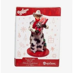 Alternative view of New ???? Boxlunch Kurt Adler A ❄ Christmas Story Fabric Mache Cowboy Ralphie Figure ????