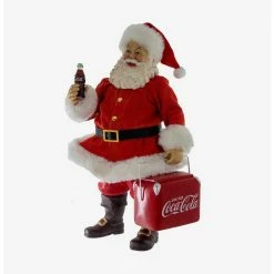 Hot Sale ???? Boxlunch Kurt Adler Coke Santa With Cooler Figure ????