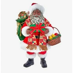 Budget ???? Boxlunch Kurt Adler Fabriche Kwanzaa Santa Figure ????