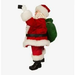 Deals ❤️ Boxlunch Kurt Adler Fabriche Santa Taking Selfie Figure ???? -BoxLunch shop unnamed file 906