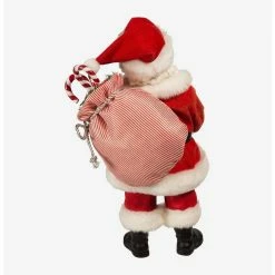 Outlet ???? Boxlunch Kurt Adler Fabriche Santa With ???? Candy Cane Tray Figure ✨ -BoxLunch shop unnamed file 941