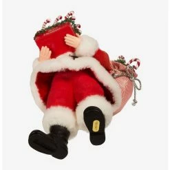 Outlet ???? Boxlunch Kurt Adler Fabriche Santa With ???? Candy Cane Tray Figure ✨ -BoxLunch shop unnamed file 944