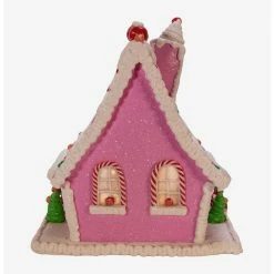 Deals ???? Boxlunch Kurt Adler Pink ???? Candy LED Gingerbread House Figure ???? -BoxLunch shop unnamed file 949