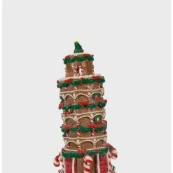 Deals ???? Boxlunch Kurt Adler Leaning Tower Of Pisa Gingerbread House Figure ???? -BoxLunch shop unnamed file 959