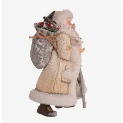 Best Sale ???? Boxlunch Kurt Adler Fabriche Snowy Woods Santa Figure ???? -BoxLunch shop unnamed file 965