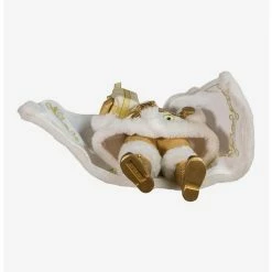 Outlet ???? Boxlunch Kurt Adler Fabriche White And Gold Santa Figure ❤️ -BoxLunch shop unnamed file 986